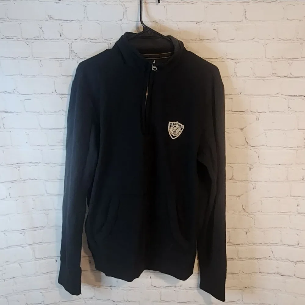 Men's American Eagle zip-up fleece sweater, size Medium